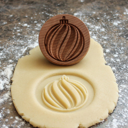 Holiday Ornament Cookie Stamp - Fun Food Tools