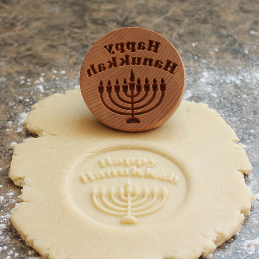 Happy Hanukkah Cookie Stamp - Fun Food Tools