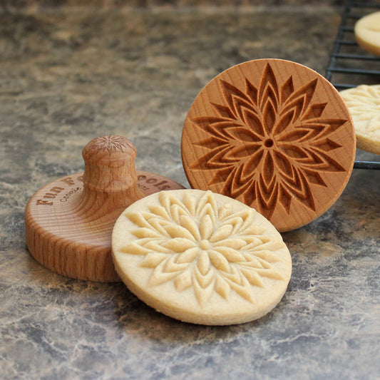 Fancy Lotus Cookie Stamp - Fun Food Tools
