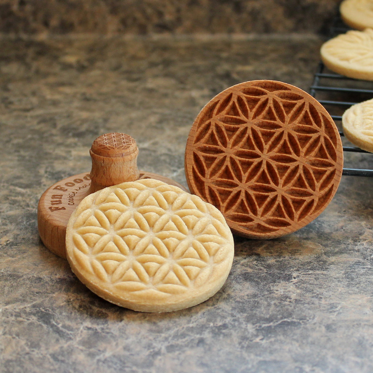 Seed of Life Cookie Stamp - Fun Food Tools