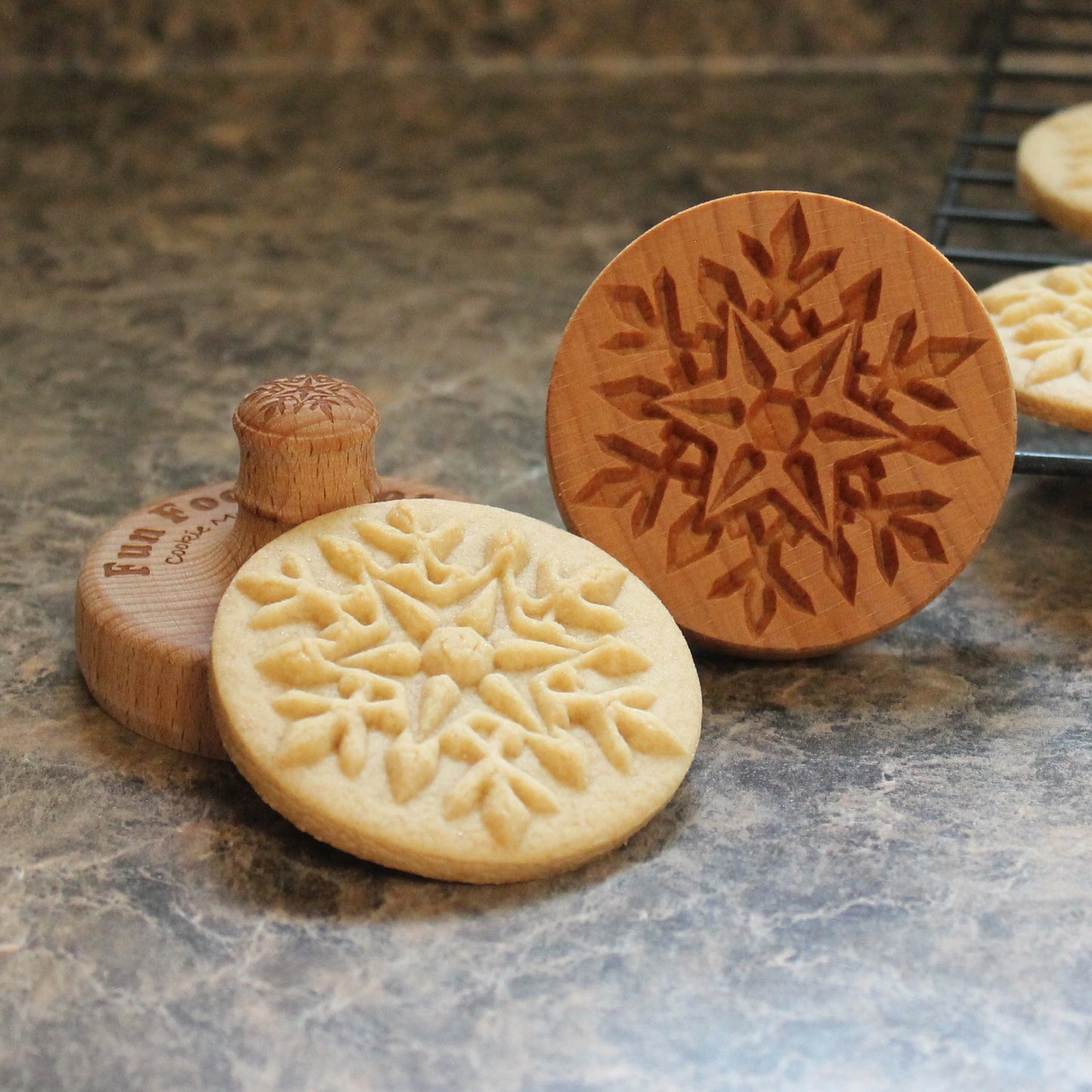 Snowflake Cookie Stamp - Fun Food Tools