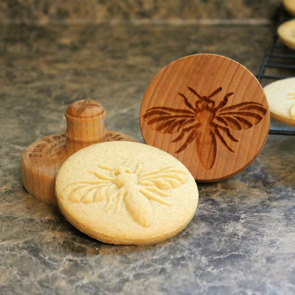 Honeybee Cookie Stamp - Fun Food Tools