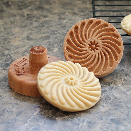 Pinwheel Flower Cookie Stamp