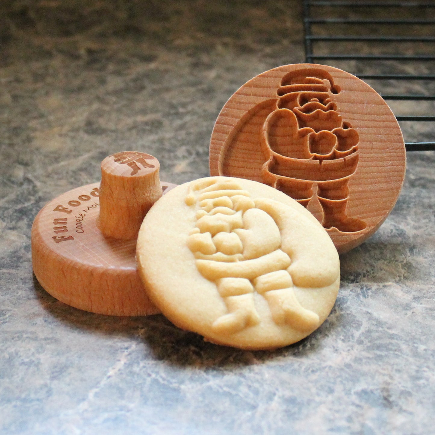 Santa Cookie Stamp - Fun Food Tools