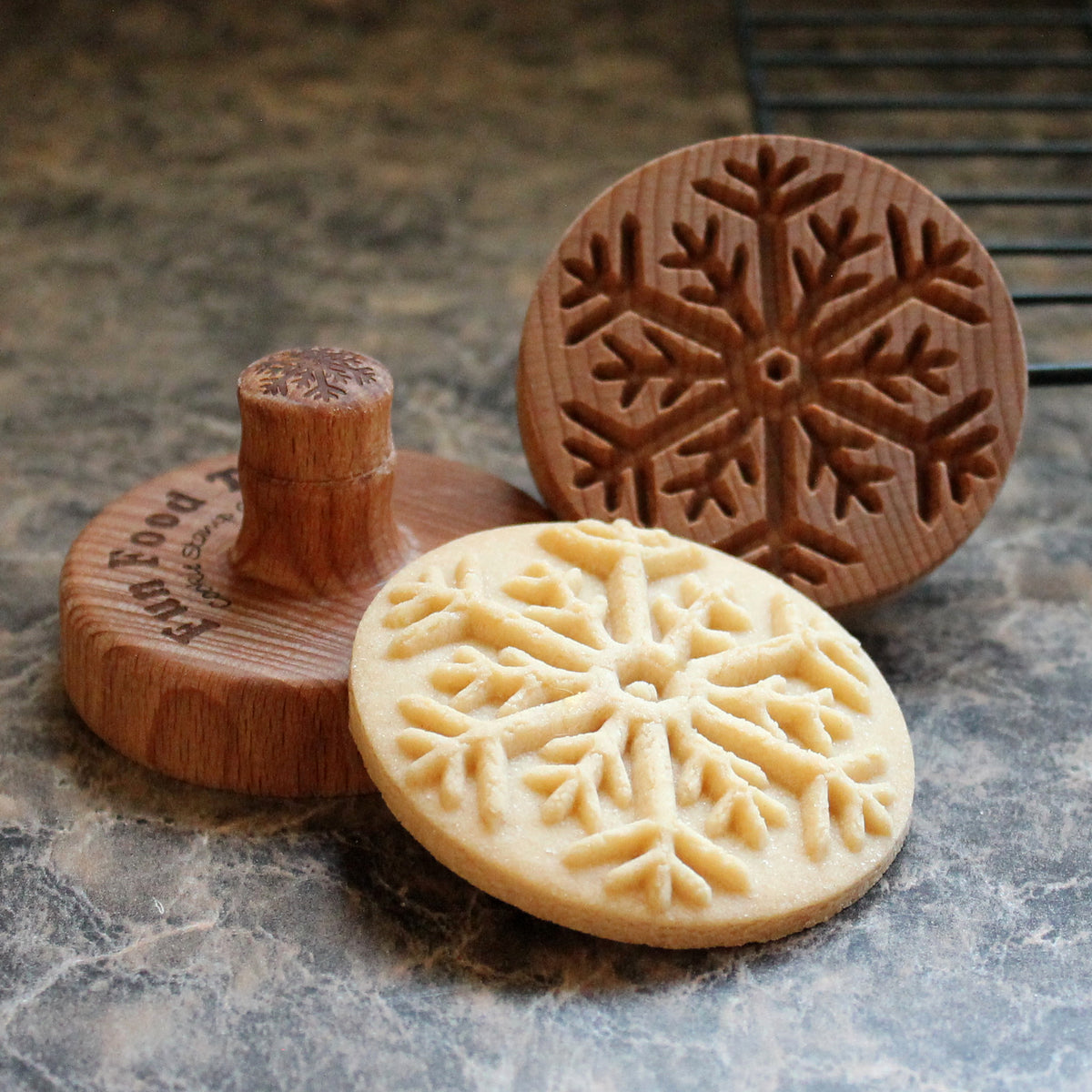 Snowflake Cookie Stamp - Fun Food Tools