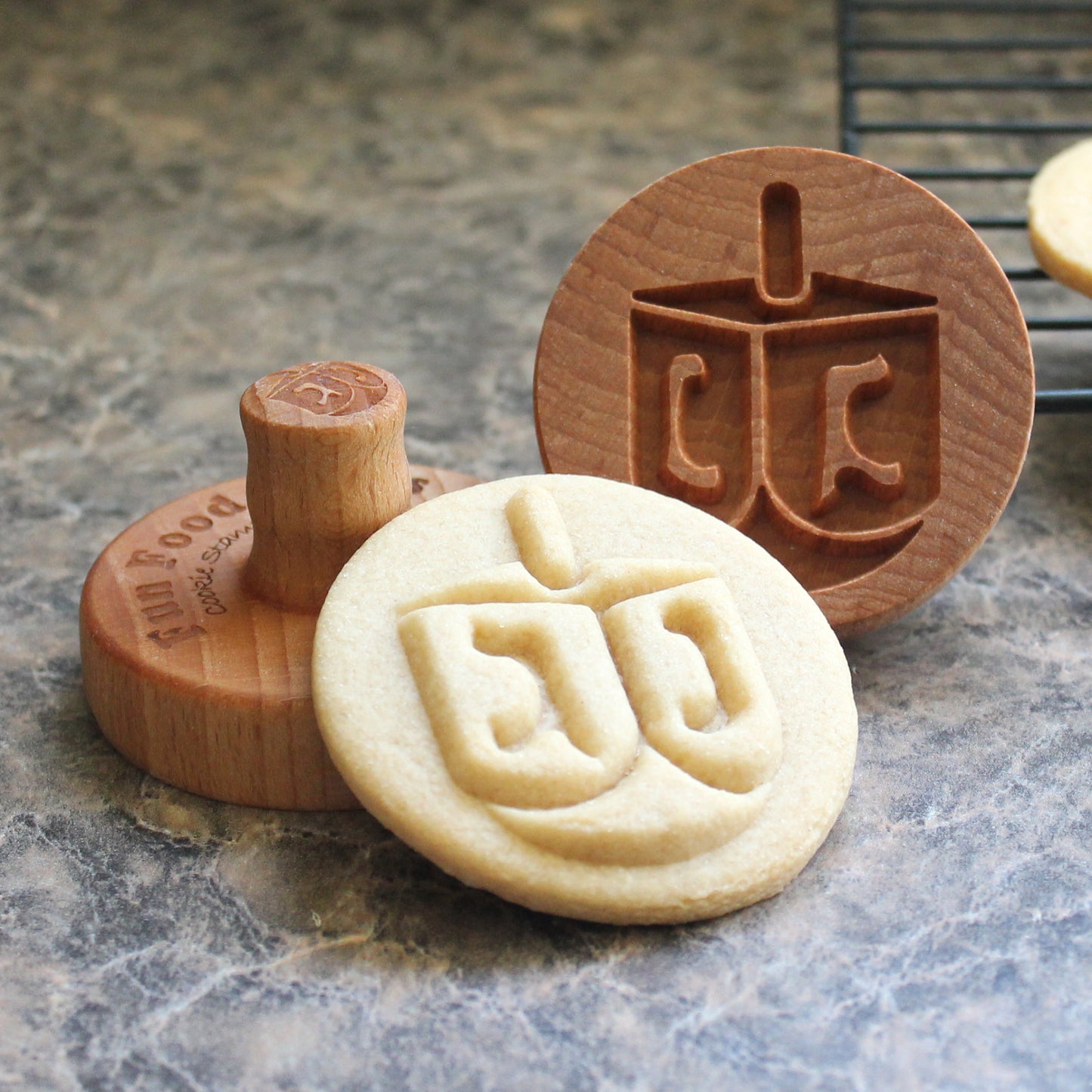 Dreidel Cookie Stamp - Fun Food Tools