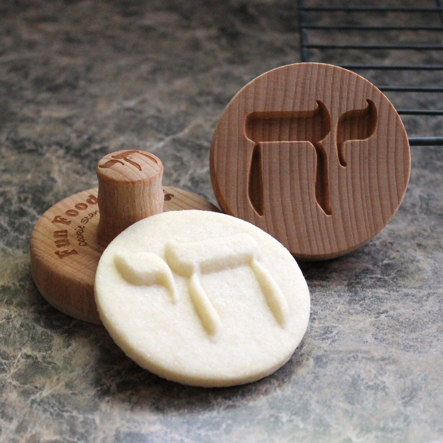Chai "Life" Cookie Stamp - Fun Food Tools