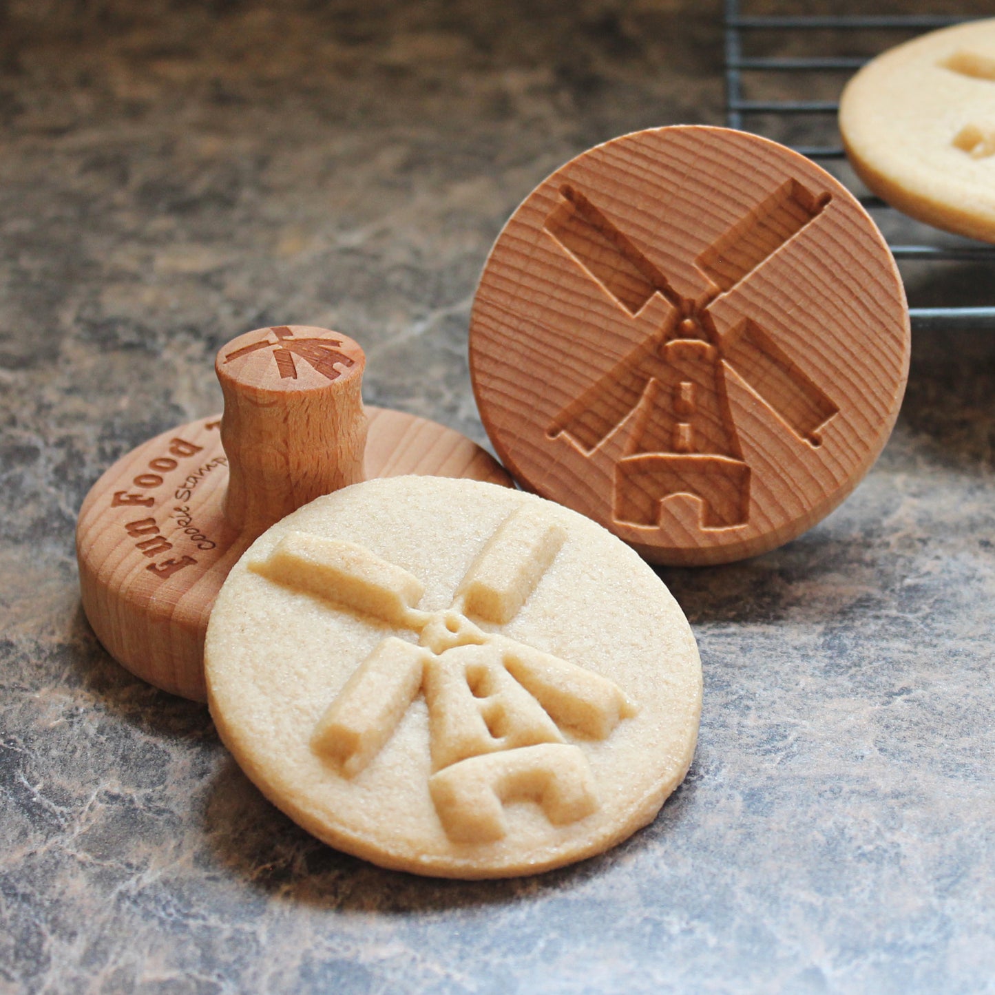 Windmill Cookie Stamp - Fun Food Tools