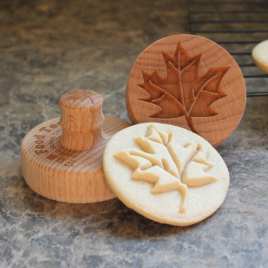Maple Leaf Cookie Stamp - Fun Food Tools