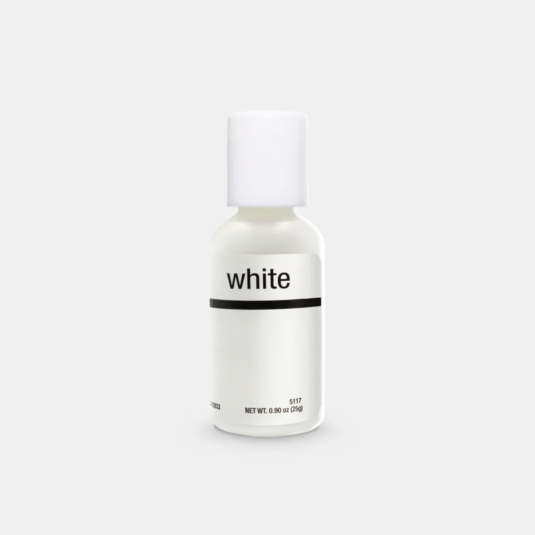 White, .7 oz- Chefmaster Liqua-gel Food Coloring