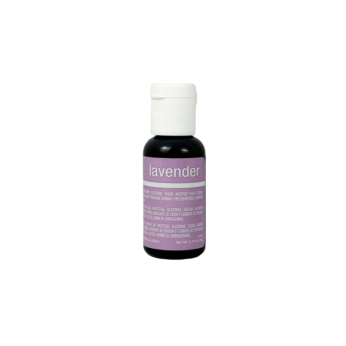 Lavender, .7 oz- Chefmaster Liqua-gel Food Coloring