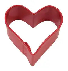 Heart Cookie Cutter, Red Polyresin, 2.5"- R&M