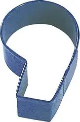 Number 9 Cookie Cutter, Blue Polyresin, 3"- R&M