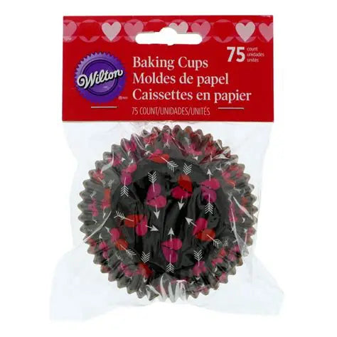 Broken Hearts Standard Baking Cups, 75 count- WIlton