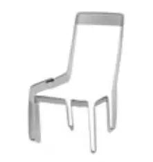 Chair Cookie Cutter, 3"- Stadter