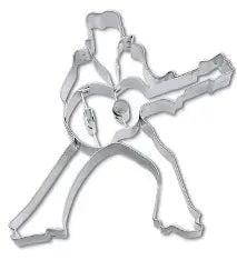 "The King" Guitar Player with Embossed Details Cookie Cutter, 4"- Stadter