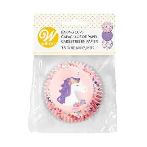 Unicorn Baking Cups, 75 count- WIlton