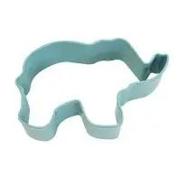 Elephant Cookie Cutter, Blue Polyresin, 2.25"- R&M