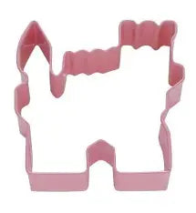Castle Cookie Cutter, Pink Polyresin, 3"- R&M