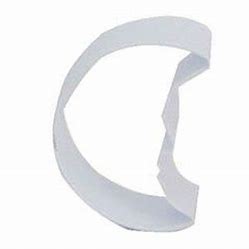 Man in the Moon Cookie Cutter, White Polyresin, 3"- R&M