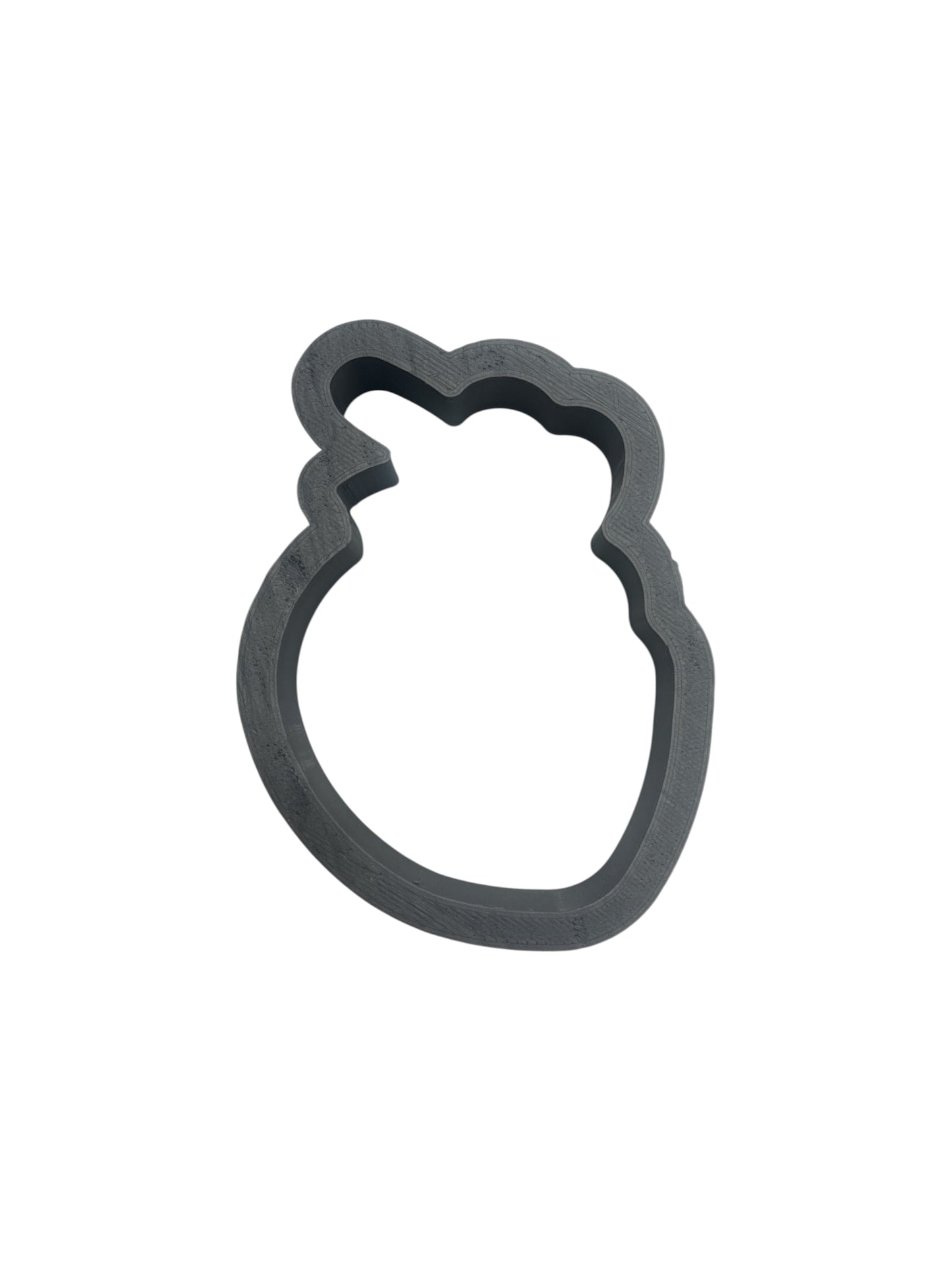 Anatomical Heart Cookie Cutter, Plastic, 4"