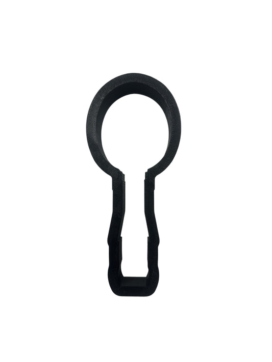 Tennis Racket Cookie Cutter, Plastic, 5"