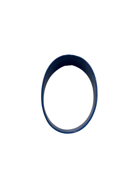 Number 0 Cookie Cutter, Blue Polyresin, 3"- R&M