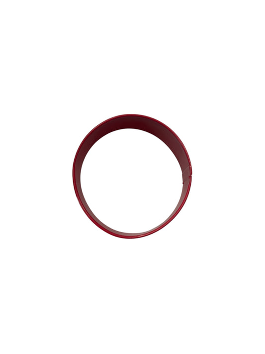 Letter O Cookie Cutter, Red Polyresin, 3"- R&M