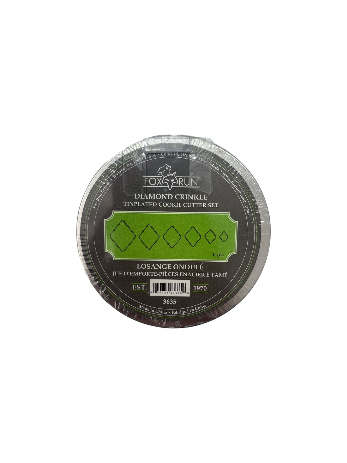 Crinkle Diamond 6 Piece Set- Fox Run