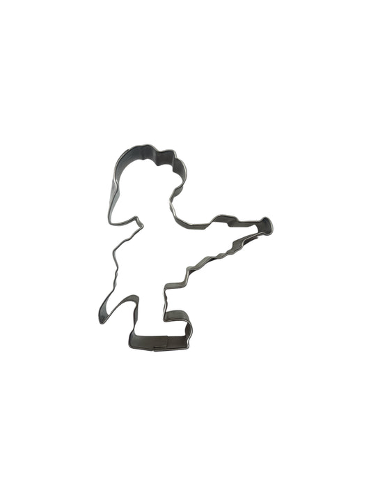 Firefighter Cookie Cutter, 3"- Stadter