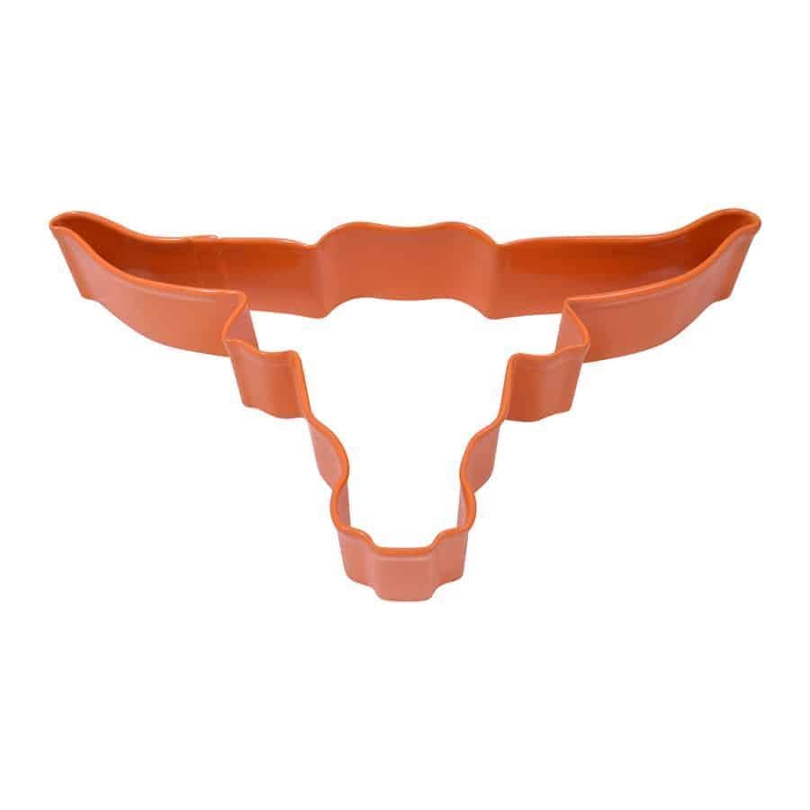 Longhorn, orange polyresin, 6"- R&M
