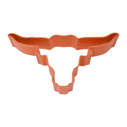 Longhorn, orange polyresin, 6"- R&M