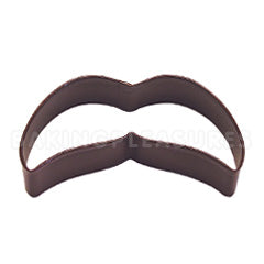 Mustache Cookie Cutter, Brown Polyresin, 4"- R&M