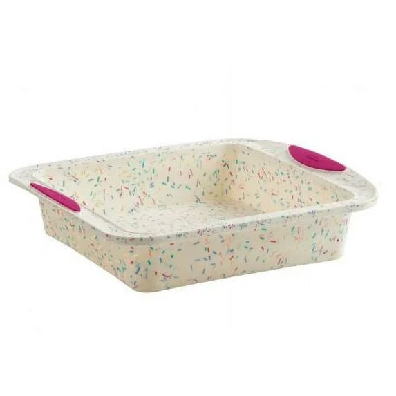 8 inch Square Cake Pan, Silicone- Trudeau
