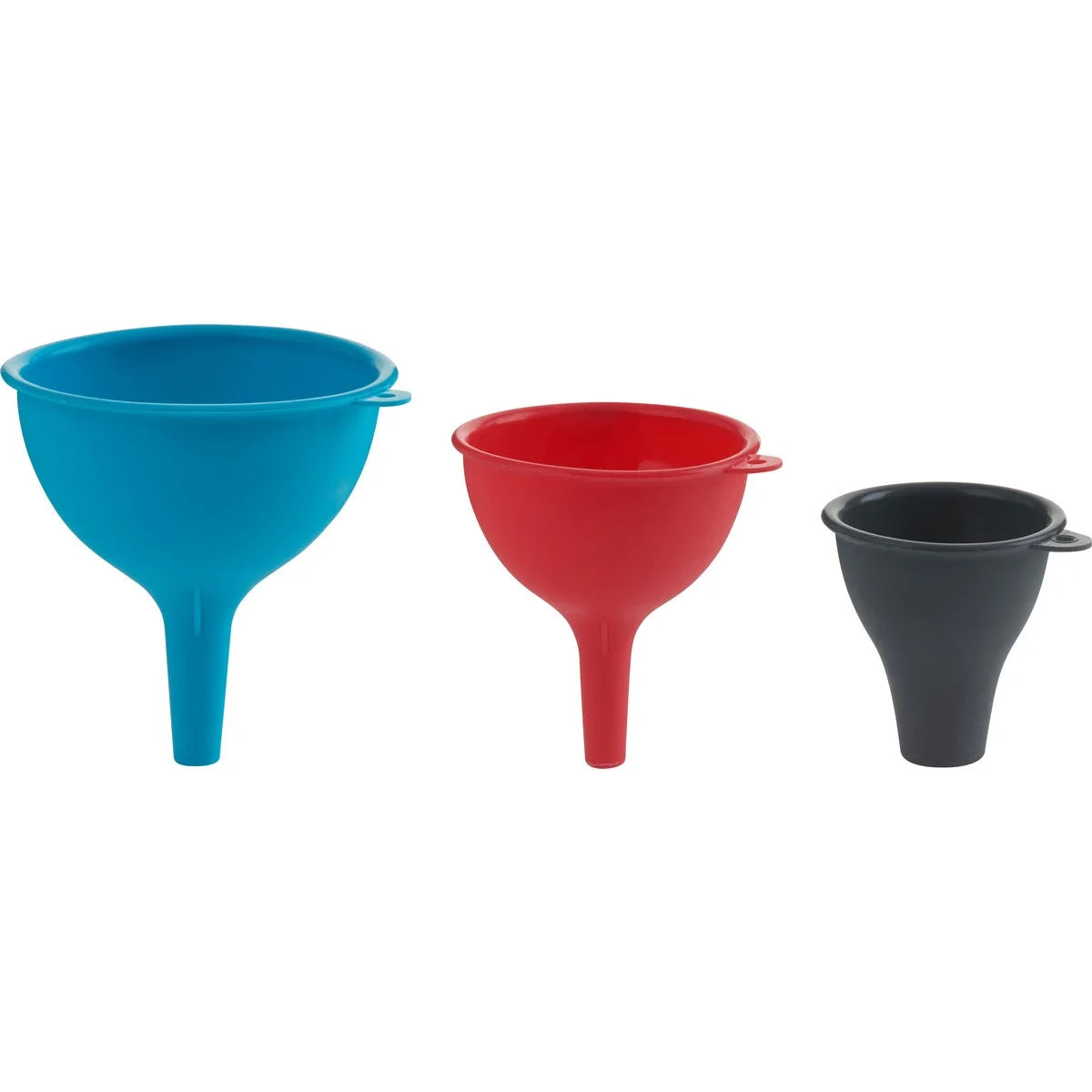 3 Piece Funnel Set, Silicone- Trudeau