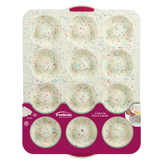 12 Donut Pan, Silicone- Trudeau