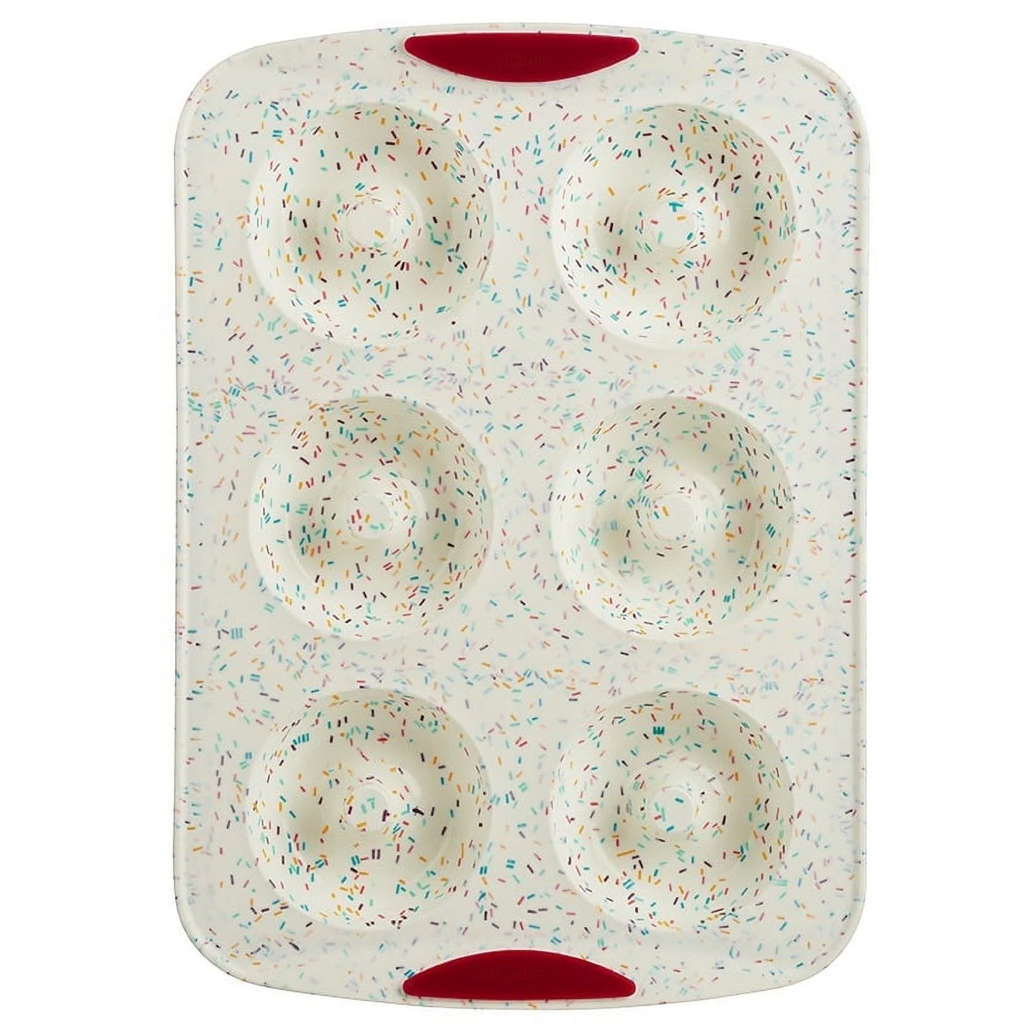 6 Jumbo Donut Pan, Silicone- Trudeau