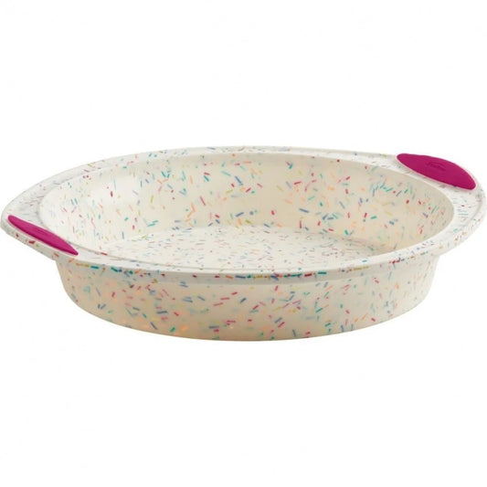 9 inch Round Cake Pan, Silicone- Trudeau