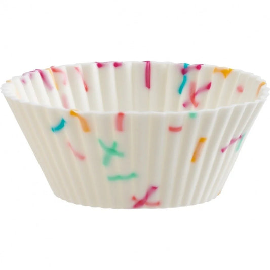 Mini Silicone Confetti Baking Cups, 24 count- Trudeau