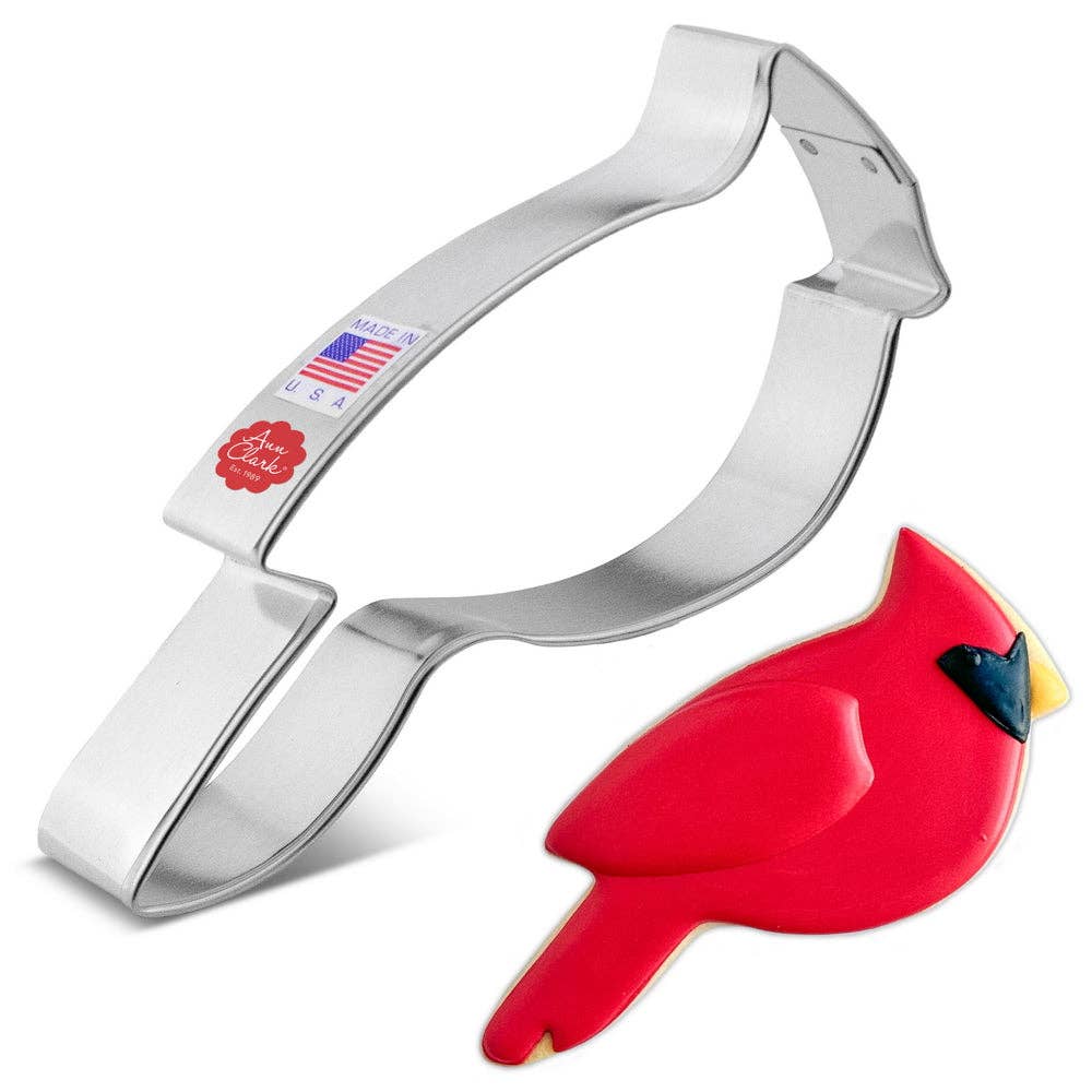 Cardinal Cookie Cutter, 5.5"- Ann Clark