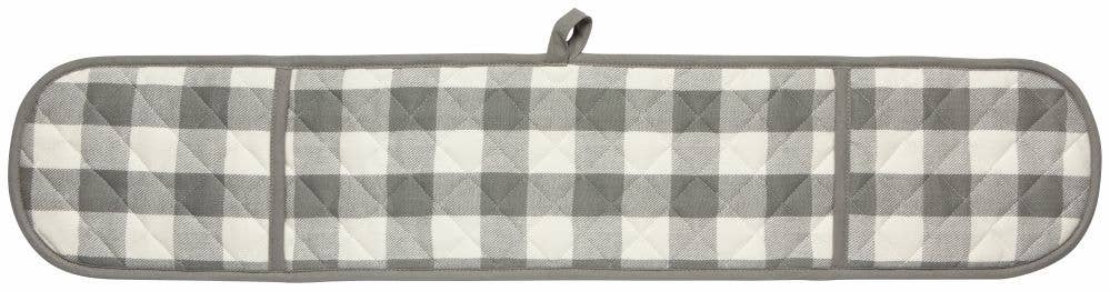 London Gray Check Double Oven Mitt - Now Designs by Danica