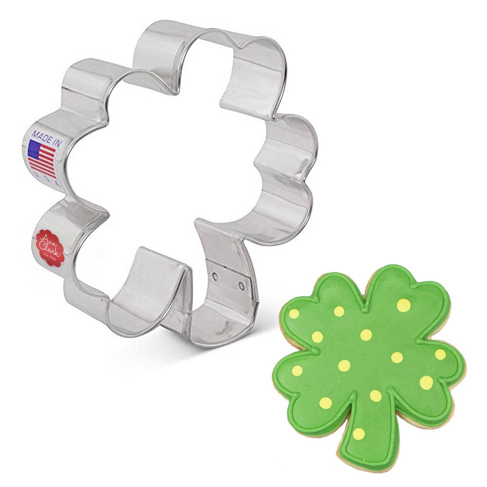 Four Leaf Clover Cookie Cutter (3.75")- Ann Clark