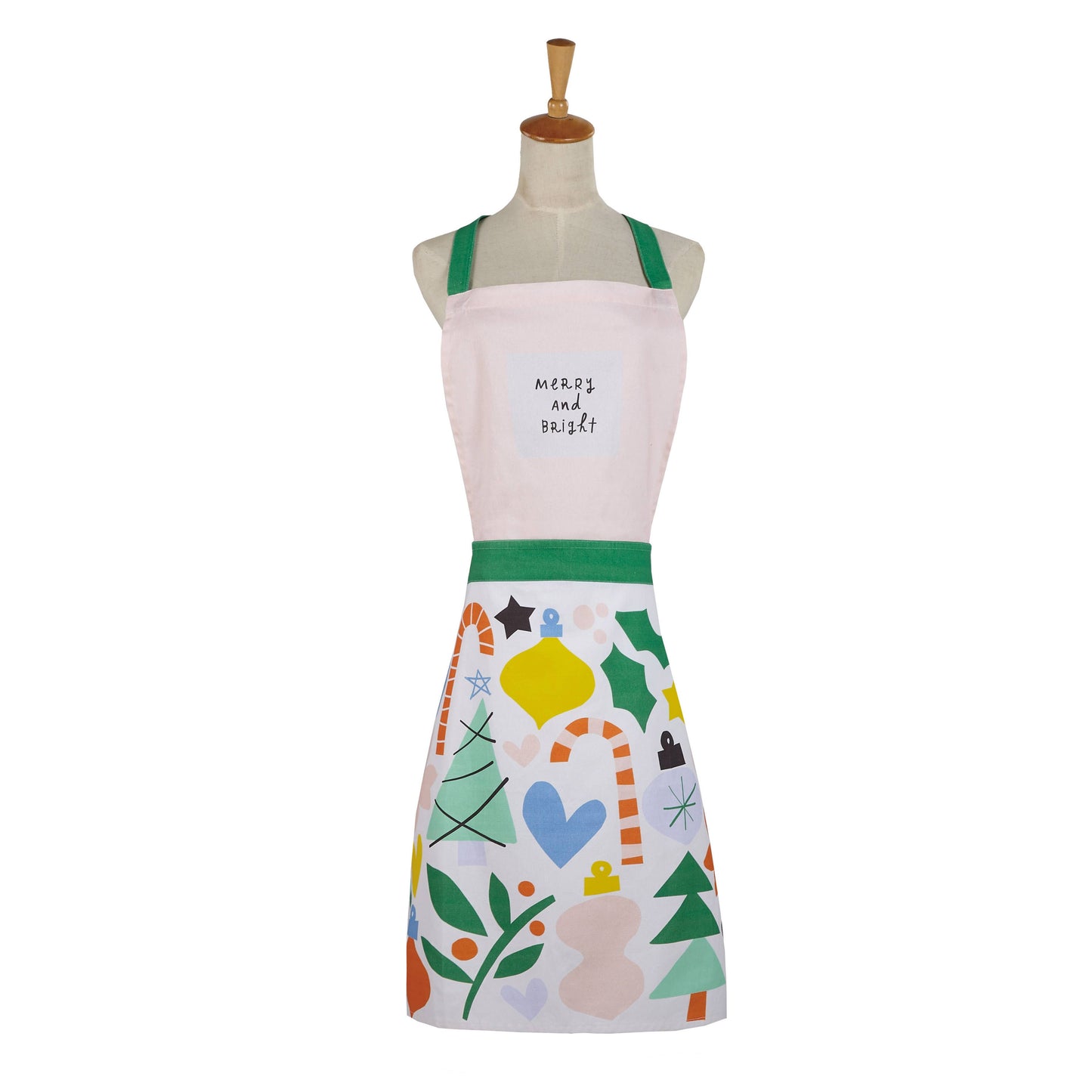 Peking Handicraft - Holiday Icons Print Apron - Ampersand