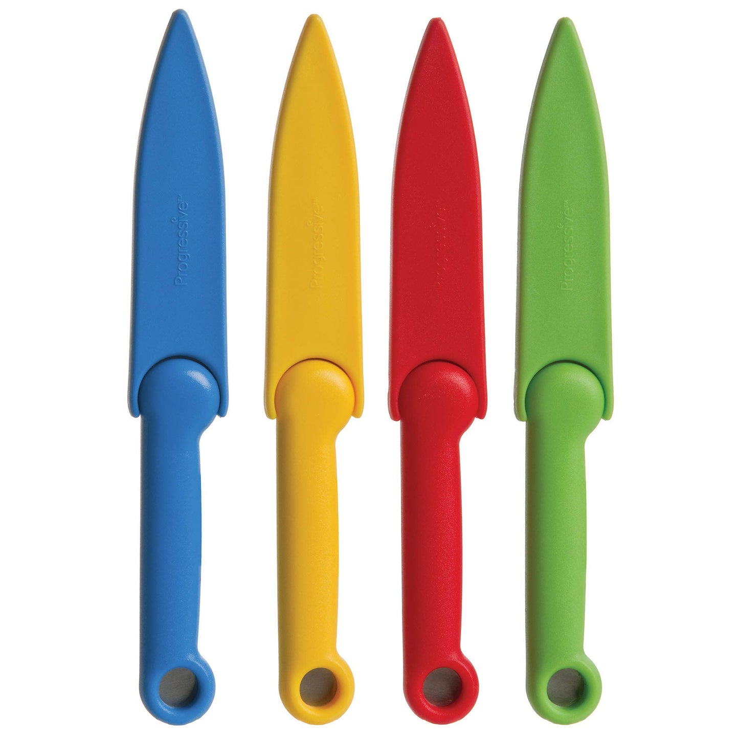 Progressive Paring Knives, 4-Piece Set, Color Coded Handles - Harold Import Co.
