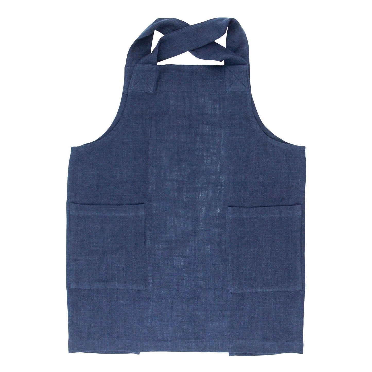 Cotton Baker’s Smock Apron, Blue- Mrs. Anderson’s Baking