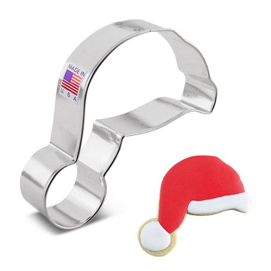 Santa Hat Cookie Cutter 4.25" - Ann Clark