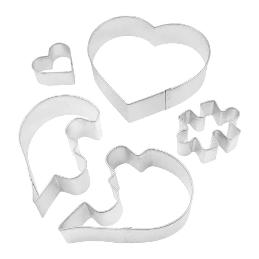 You Complete Me 5 PC Cookie Cutter Set - R&M International