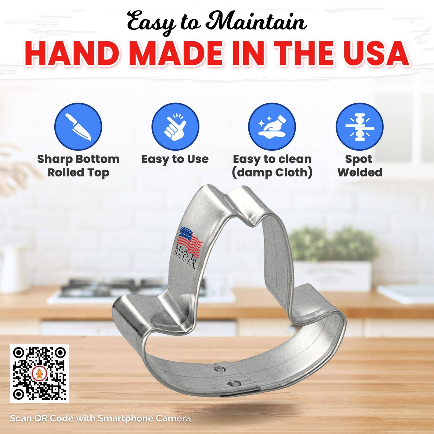 Mini Cowboy Hat Cookie Cutter, 1.75 "