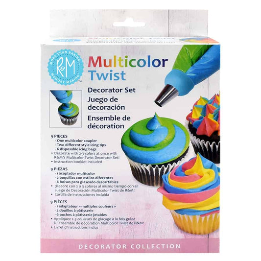 Multicolor Twist Decorator Set- R&M International