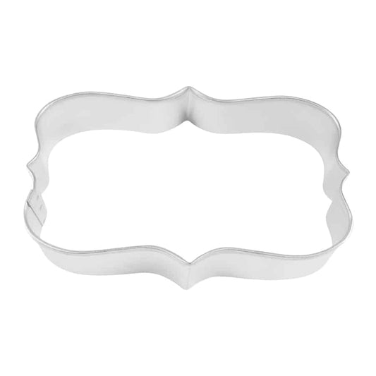 Plaque Rectangular Cookie Cutter, 4.25"- R&M